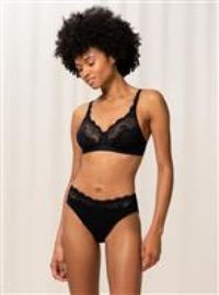 Triumph Womens Amourette 300 X Non-wired Bra, Black, 34C UK