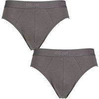 Mens 2 Pack Sloggi SLG Baselayer Briefs Shiver XL