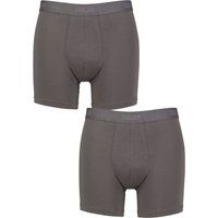 Mens 2 Pack Sloggi SLG Baselayer Boxer Shorts Shiver L
