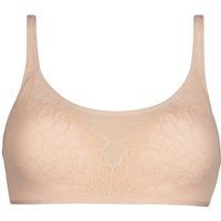 Triumph 10202460 Fit Smart Padded Bra Top Non-Wired Black or Light Brown (Peach)