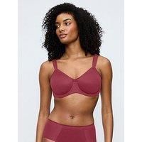 Triumph Women/'s Essential Minimizer T W X Bra, Sweet Marsala, 34DD