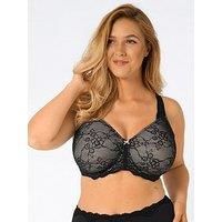 Triumph Contouring Sensation W01 Underwired Minimiser Bra Black (0004) 42DCS