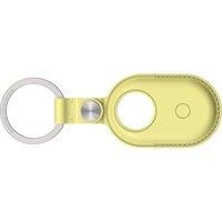 Samsung Vegan Leather Key Ring Case for SmartTag2 in Yellow (GP-FUT560BRAYW)