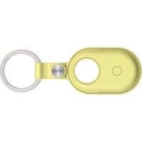 Samsung Vegan Leather Key Ring Case for SmartTag2 in Yellow (GP-FUT560BRAYW)