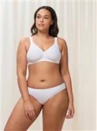 Triumph Womens Modern Soft+cotton N Wireless Bra, White, 46A UK
