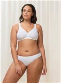 Triumph Womens Modern Soft+cotton N Wireless Bra, White, 42DD UK