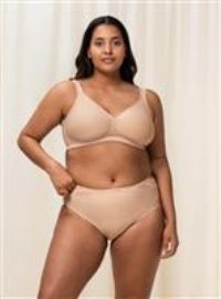 Triumph Womens Modern Soft+cotton N Wireless Bra, Neutral Beige, 44D UK