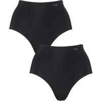 sloggi Women's Zero Feel Maxi 2P EX Underwear, Black, 000L