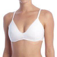 Sloggi Women/'s Ever Fresh Plus HP Padded Bra, Semi-Transparent, White, XL