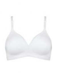 Triumph Micro Fun Wireless Bra, White, 38D