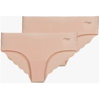 Sloggi Women/'s Zero Microfibre 2.0 Hipster 2p Underwear, Cameo Brown, S (Pack of 2)