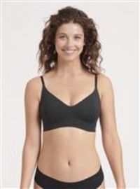 Sloggi Women/'s Zero Microfibre 2.0 H Bralette Bustier, Black, XL