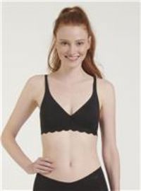 Sloggi Women/'s Zero Microfibre 2.0 H Soft Bra Bra Molded, Black, M