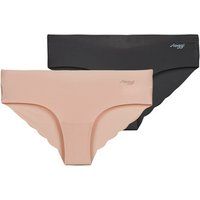 Sloggi Women/'s ZERO Microfibre 2.0 Hipster C2P Briefs, BROWN - DARK COMBINATION, M