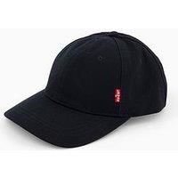 Levi's Men's Classic Twill Red Tab Baseball Cap, Black, One size