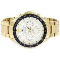 Tommy Hilfiger 1791121 Stainless Steel Wristwatch Needs New Glass And Battery