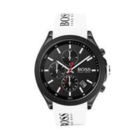 HUGO BOSS® watch Mens HB1513718 VELOCITY Chronograph Rubber Silicone Strap