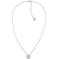 Tommy Hilfiger 2780284 Crystal Silver Tone Stud Necklace