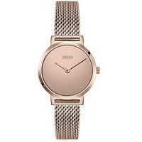 HUGO Women/'s Analogue Quartz Watch with Stainless Steel Strap 1540085
