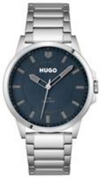 HUGO Men/'s Analog Quartz Watch with Stainless Steel Strap 1530186