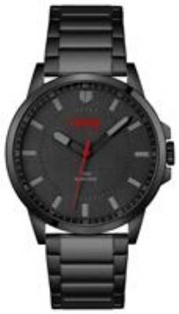 Hugo Men's Black IP Bracelet Watch
