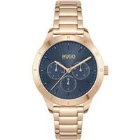 Hugo Boss ladies Friend Chronograph Bracelet Strap Watch, Rose Gold Navy 1540092