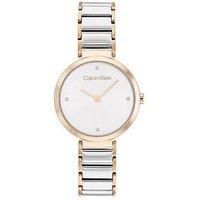 Calvin Klein Analogue Quartz Watch for Women with Two-Tone Stainless Steel Bracelet - 25200139