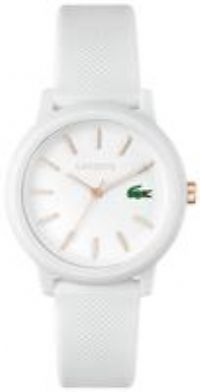 Lacoste Analogue Quartz Watch for Women with White Silicone Bracelet - 2001211