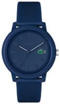 Lacoste Analogue Quartz Watch for Men with Navy Blue Silicone Bracelet - 2011172