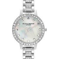 Olivia Burton Treasure Demi Mother of Pearl & Crystal Bracelet Watch OB16MOP25