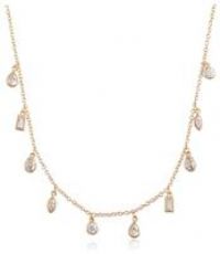 Olivia Burton Classic Crystal Gold Charm Necklace