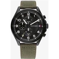 Tommy Hilfiger 1792006 Men's Axel Green Cordura Strap Wristwatch