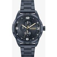 HUGO Analogue Multifunction Quartz Watch for Men with Blue Stainless Steel Bracelet - 1530278