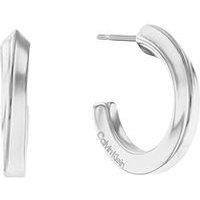 Calvin Klein Women/'s TWISTED RING Collection Hoop Earrings Stainless steel - 35000310