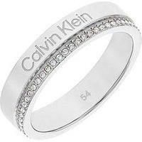 Calvin Klein Minimal Linear Ladies Ring Silver