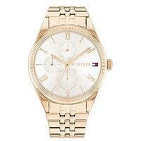 Tommy Hilfiger Analogue Multifunction Quartz Watch for women with Carnation gold colored Stainless Steel bracelet - 1782593