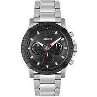 Gents HUGO #IMPRESSFORHIM Stainless Steel Bracelet Watch