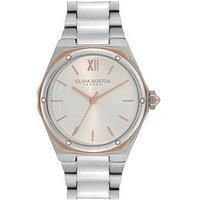 Olivia Burton Ladies Sports Luxe Hexa White Watch 24000070