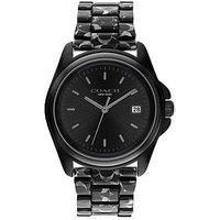 Coach Ladies Greyson Ip Acetate Bracelet Watch - Black