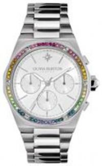 Olivia Burton Silver Colour Stainless Steel Bracelet Watch