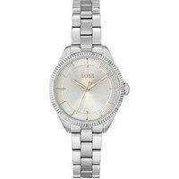 BOSS Analogue Quartz Watch for women SAGE Collection with Silver Stainless Steel bracelet - 1502726