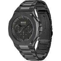 Hugo Boss Men's Wristwatch Chronograph 1514088 Stainless Steel Ip-Schwarz