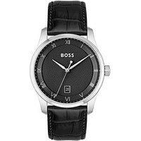 BOSS Watches Principle Mens Watch 1514122 - Black leather strap