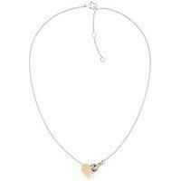 Tommy Hilfiger Women'S Two-Tone Stainless Steel And Gold Plated Heart Necklace