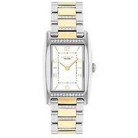 Coach Ladies Reese Stainless Steel And Gold Ip Bracelet Watch