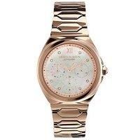 Olivia Burton 36Mm Rose Gold Ip Multifunction Mop Bracelet Watch
