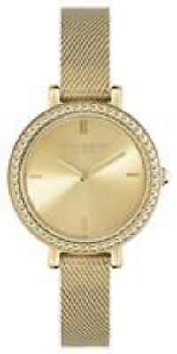 Olivia Burton Gold Coloured Mesh Strap Bracelet Watch