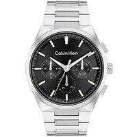 Calvin Klein Analogue Multifunction Quartz Watch for men DISTINGUISH Collection with Stainless Steel bracelet Stainless Steel bracelet - 25200459