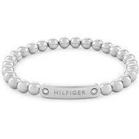 Tommy Hilfiger Womens Stainless Steel Beaded Bracelet