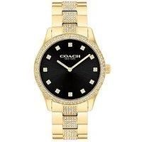 Coach Ladies Brooks Gold Ip Bracelet Watch